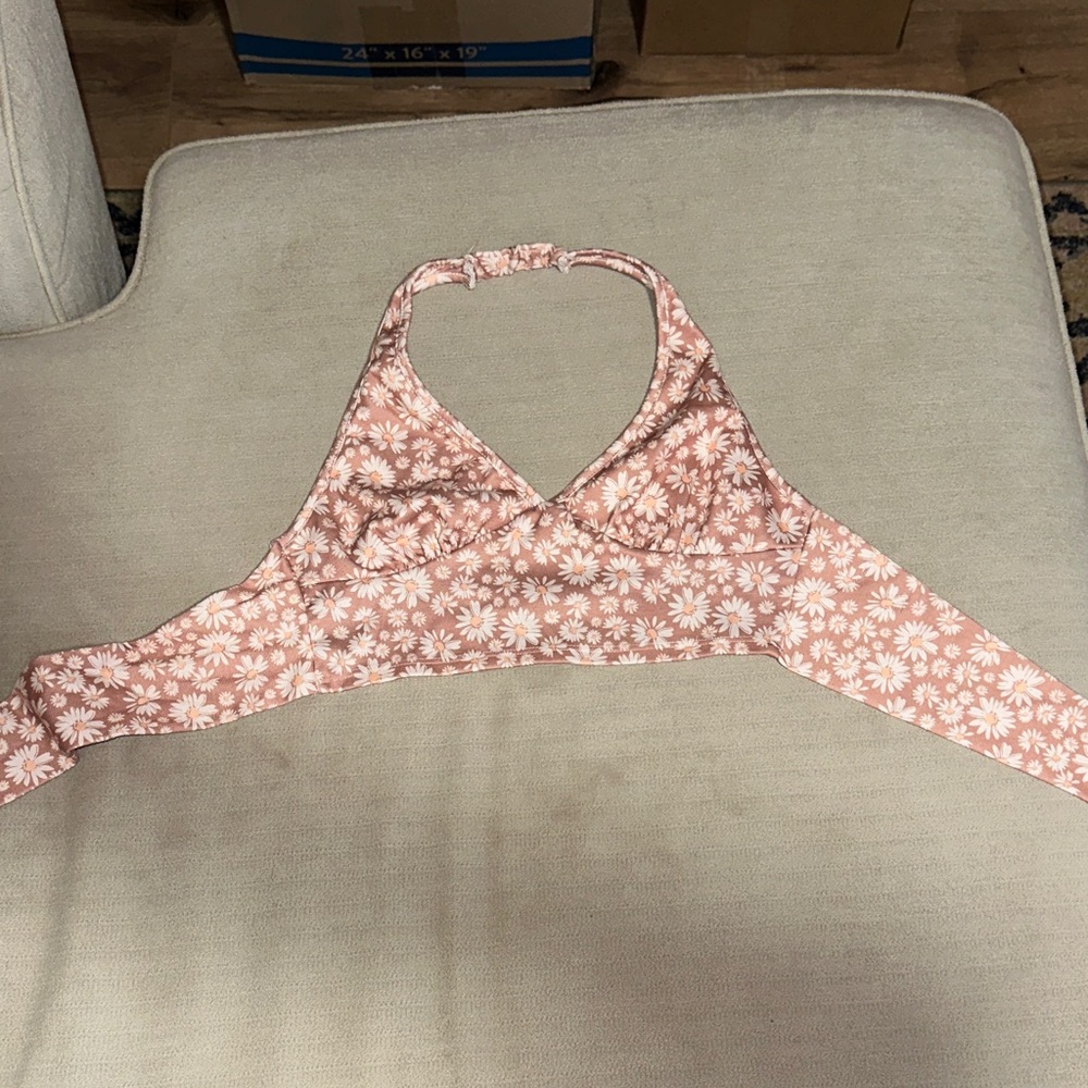 Floral Pink Crop Top